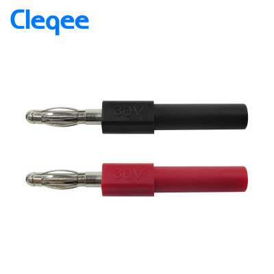 Cleqee P7021 4mm Male to 2mm Female Banana Plug Jack For Speaker Test Probes Converter Connectors