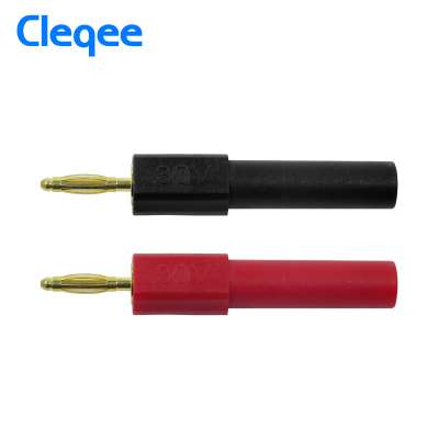 Cleqee P7020 2mm Male to 4mm Female Banana Plug Jack For Speaker Test Probes Converter Connectors